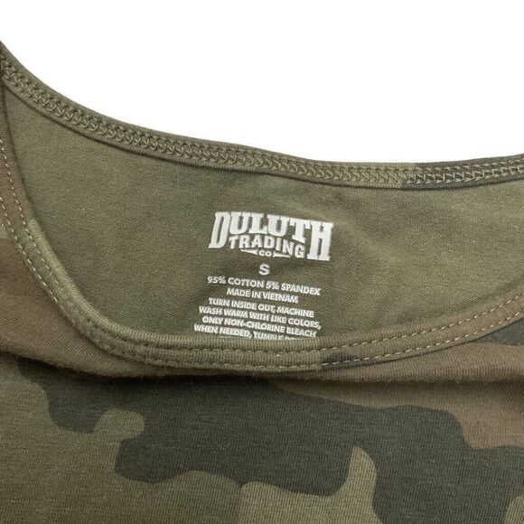 Duluth Trading Camo Crop Tank Top Women's Small - Picture 3 of 5